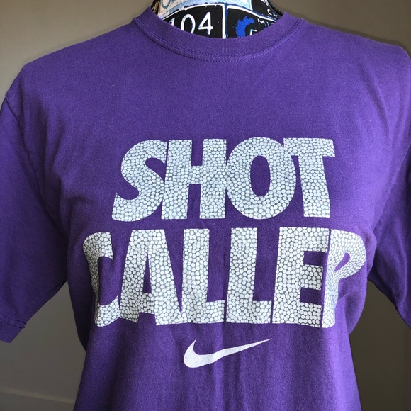 💜SOLD💜Nike Shot Caller T-Shirt Purple Womens Tee - Picture 3 of 5